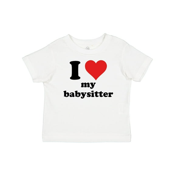 Inktastic I Heart My Babysitter Boys or Girls Baby T-Shirt