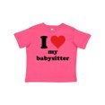 thumbnail image 1 of Inktastic I Heart My Babysitter Boys or Girls Toddler T-Shirt, 1 of 5
