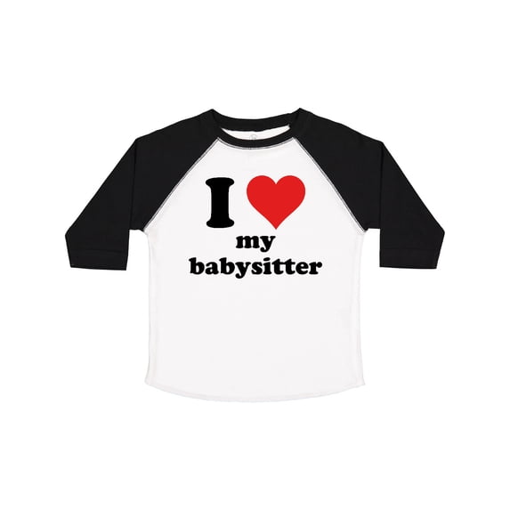 Inktastic I Heart My Babysitter Boys or Girls Toddler T-Shirt