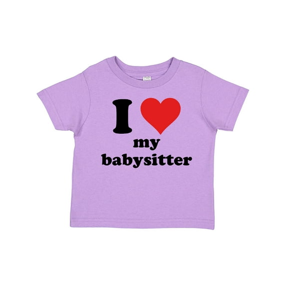 Inktastic I Heart My Babysitter Boys or Girls Toddler T-Shirt
