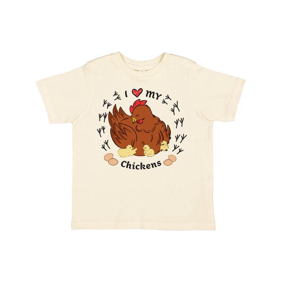 Inktastic I Heart My Chickens Boys or Girls Toddler T-Shirt