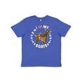 thumbnail image 1 of Inktastic I Heart My Goats with Cute Goats and Hoof Prints Youth T-Shirt, 1 of 5
