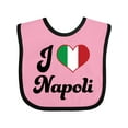 thumbnail image 1 of Inktastic I Heart Napoli Boys or Girls Baby Bib, 1 of 4