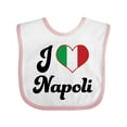 thumbnail image 1 of Inktastic I Heart Napoli Boys or Girls Baby Bib, 1 of 4
