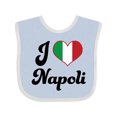 thumbnail image 1 of Inktastic I Heart Napoli Boys or Girls Baby Bib, 1 of 4