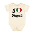 thumbnail image 1 of Inktastic I Heart Napoli Boys or Girls Baby Bodysuit, 1 of 5