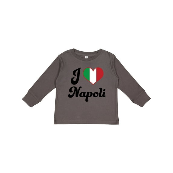 Inktastic I Heart Napoli Boys or Girls Long Sleeve Toddler T-Shirt