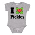 thumbnail image 1 of Inktastic I Heart Pickles Boys or Girls Baby Bodysuit, 1 of 5