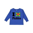 thumbnail image 1 of Inktastic I Heart Pickles Boys or Girls Long Sleeve Toddler T-Shirt, 1 of 5