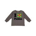 thumbnail image 1 of Inktastic I Heart Pickles Boys or Girls Long Sleeve Toddler T-Shirt, 1 of 5
