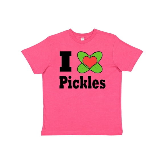 Inktastic I Heart Pickles Youth T-Shirt