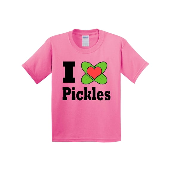 Inktastic I Heart Pickles Youth T-Shirt