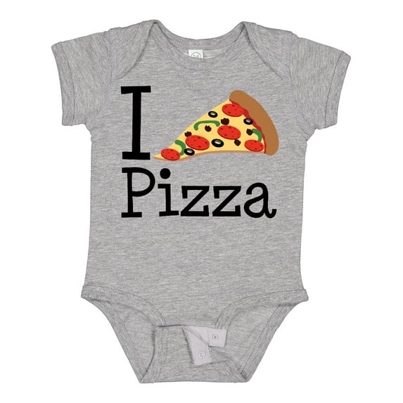 Inktastic I Heart Pizza Boys or Girls Baby Bodysuit