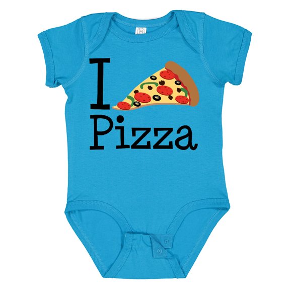 Inktastic I Heart Pizza Boys or Girls Baby Bodysuit
