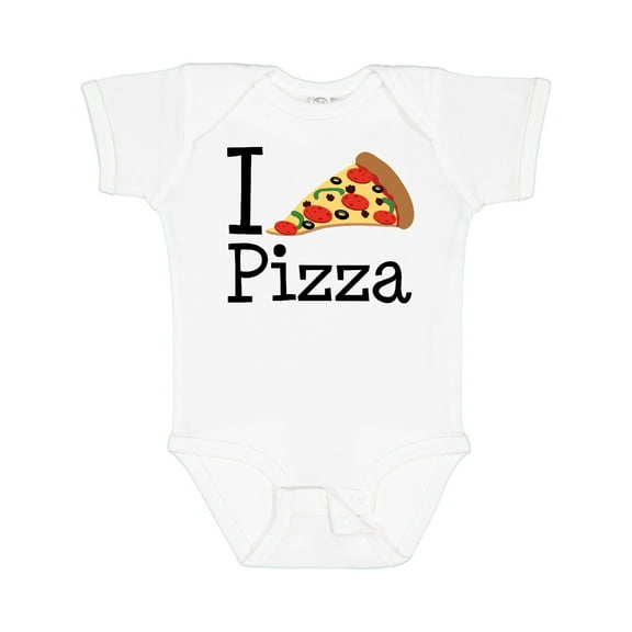 Inktastic I Heart Pizza Boys or Girls Baby Bodysuit