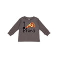 thumbnail image 1 of Inktastic I Heart Pizza Boys or Girls Long Sleeve Toddler T-Shirt, 1 of 5