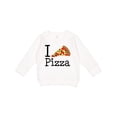 thumbnail image 1 of Inktastic I Heart Pizza Toddler Sweatshirt, 1 of 4