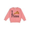 thumbnail image 1 of Inktastic I Heart Pizza Toddler Sweatshirt, 1 of 4