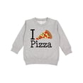 thumbnail image 1 of Inktastic I Heart Pizza Toddler Sweatshirt, 1 of 4