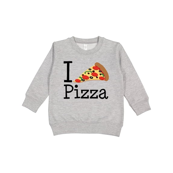 Inktastic I Heart Pizza Toddler Sweatshirt