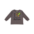 thumbnail image 1 of Inktastic I Heart Someone With Autism Boys or Girls Long Sleeve Toddler T-Shirt, 1 of 5