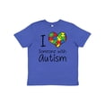 thumbnail image 1 of Inktastic I Heart Someone With Autism Youth T-Shirt, 1 of 5