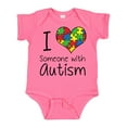thumbnail image 1 of Inktastic I Heart Someone with Autism Boys or Girls Baby Bodysuit, 1 of 5