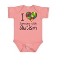thumbnail image 1 of Inktastic I Heart Someone with Autism Boys or Girls Baby Bodysuit, 1 of 5