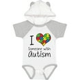 thumbnail image 1 of Inktastic I Heart Someone with Autism Boys or Girls Baby Bodysuit, 1 of 5