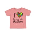 thumbnail image 1 of Inktastic I Heart Someone with Autism Boys or Girls Baby T-Shirt, 1 of 5