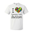 thumbnail image 1 of Inktastic I Heart Someone with Autism T-Shirt, 1 of 5
