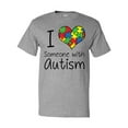 thumbnail image 1 of Inktastic I Heart Someone with Autism T-Shirt, 1 of 5