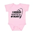 thumbnail image 1 of Inktastic I Hooked Auntie's Heart with Fishing Rod Boys or Girls Baby Bodysuit, 1 of 5