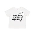 thumbnail image 1 of Inktastic I Hooked Auntie's Heart with Fishing Rod Boys or Girls Toddler T-Shirt, 1 of 5