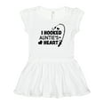 thumbnail image 1 of Inktastic I Hooked Auntie's Heart with Fishing Rod Girls Baby Dress, 1 of 5