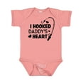 thumbnail image 1 of Inktastic I Hooked Daddy's Heart with Fishing Rod Boys or Girls Baby Bodysuit, 1 of 5