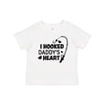 thumbnail image 1 of Inktastic I Hooked Daddy's Heart with Fishing Rod Boys or Girls Baby T-Shirt, 1 of 5