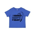 thumbnail image 1 of Inktastic I Hooked Daddy's Heart with Fishing Rod Boys or Girls Toddler T-Shirt, 1 of 5