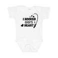 thumbnail image 1 of Inktastic I Hooked Gigi's Heart with Fishing Rod Boys or Girls Baby Bodysuit, 1 of 5