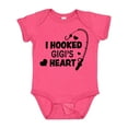 thumbnail image 1 of Inktastic I Hooked Gigi's Heart with Fishing Rod Boys or Girls Baby Bodysuit, 1 of 5