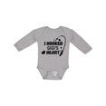 thumbnail image 1 of Inktastic I Hooked Gigi's Heart with Fishing Rod Boys or Girls Long Sleeve Baby Bodysuit, 1 of 5