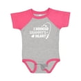 thumbnail image 1 of Inktastic I Hooked Grammy's Heart with Fishing Rod Boys or Girls Baby Bodysuit, 1 of 5