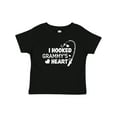 thumbnail image 1 of Inktastic I Hooked Grammy's Heart with Fishing Rod Boys or Girls Baby T-Shirt, 1 of 5