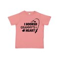 thumbnail image 1 of Inktastic I Hooked Grammy's Heart with Fishing Rod Boys or Girls Toddler T-Shirt, 1 of 5