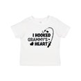 thumbnail image 1 of Inktastic I Hooked Grammy's Heart with Fishing Rod Boys or Girls Toddler T-Shirt, 1 of 5