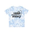 thumbnail image 1 of Inktastic I Hooked Grammy's Heart with Fishing Rod Boys or Girls Toddler T-Shirt, 1 of 5