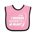 thumbnail image 1 of Inktastic I Hooked Mommy's Heart with Fishing Rod Boys or Girls Baby Bib, 1 of 4