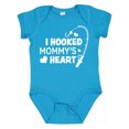 thumbnail image 1 of Inktastic I Hooked Mommy's Heart with Fishing Rod Boys or Girls Baby Bodysuit, 1 of 5