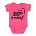 thumbnail image 1 of Inktastic I Hooked Nana's Heart with Fishing Rod Boys or Girls Baby Bodysuit, 1 of 5