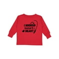 thumbnail image 1 of Inktastic I Hooked Nana's Heart with Fishing Rod Boys or Girls Long Sleeve Toddler T-Shirt, 1 of 5